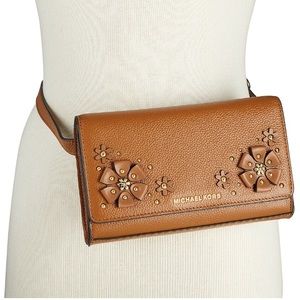 Michael Kors 3D flower fanny pack
